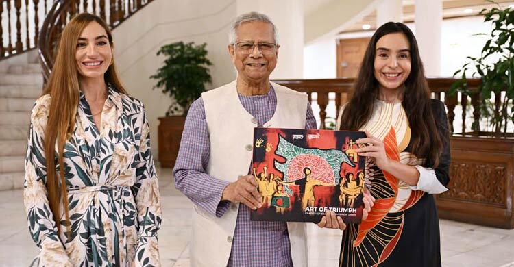 প্রধান উপদেষ্টার সঙ্গে আজারবাইজান প্রেসিডেন্টের কন্যাদের সাক্ষাৎ