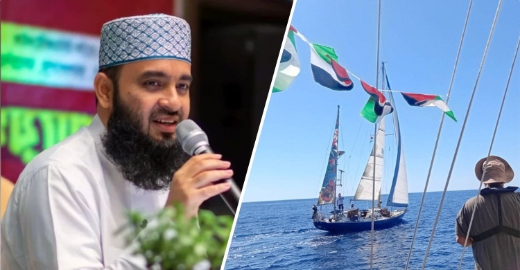 গাজামুখী সুমুদ ফ্লোটিলার জন্য আজহারীর আবেগঘন দোয়া