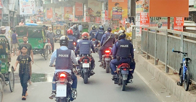 ব্রাহ্মণবাড়িয়ায় ৫০০ পুলিশ, পাঁচ প্লাটুন বিজিবি মোতায়েন