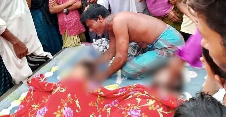 বীজতলায় বজ্রপাতে প্রাণ গেলো বাবা-ছেলের