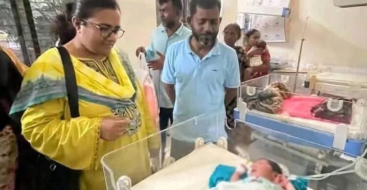 ফরিদপুরে মহাসড়কের পাশে পড়ে ছিল নবজাতক, অভিভাবক খুঁজছে প্রশাসন