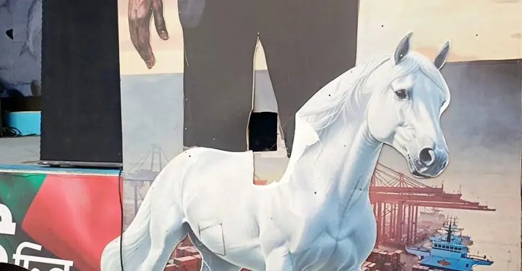 বাগেরহাটে স্বতন্ত্র প্রার্থীর ডিজিটাল প্রচারণার গাড়ি ভাঙচুর