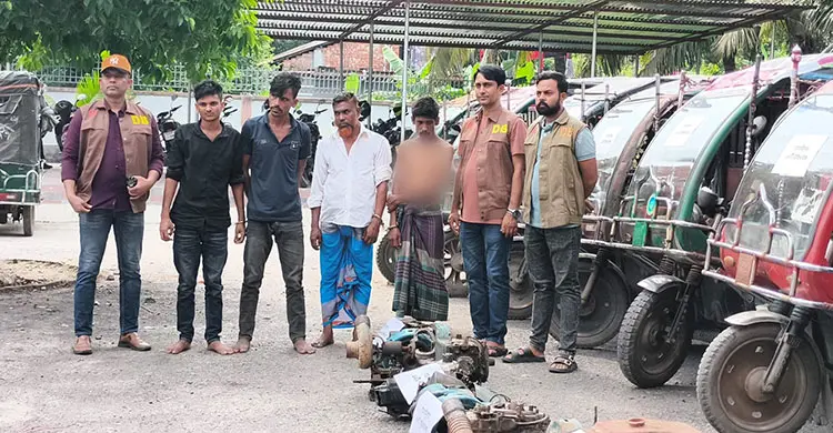 বাগেরহাটে ইজিবাইক চোর সিন্ডিকেটের ৪ সদস্য গ্রেফতার