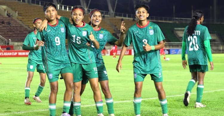দক্ষিণ কোরিয়ার বিপক্ষে প্রথমার্ধে ১-১ সমতায় বাংলাদেশ