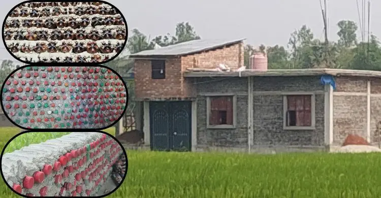 ৪২ হাজার বোতলে দাঁড়িয়ে আছে পুরো বাড়ি