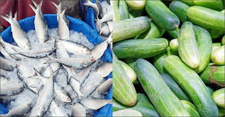 ঈদের পরদিন ঢাকায় কমেছে ইলিশ-শসার দাম