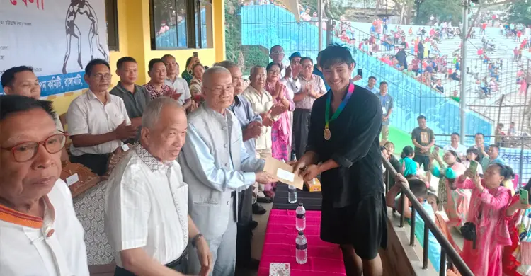 রাঙ্গামাটিতে বলি খেলায় চ্যাম্পিয়ন দিপু দেওয়ান