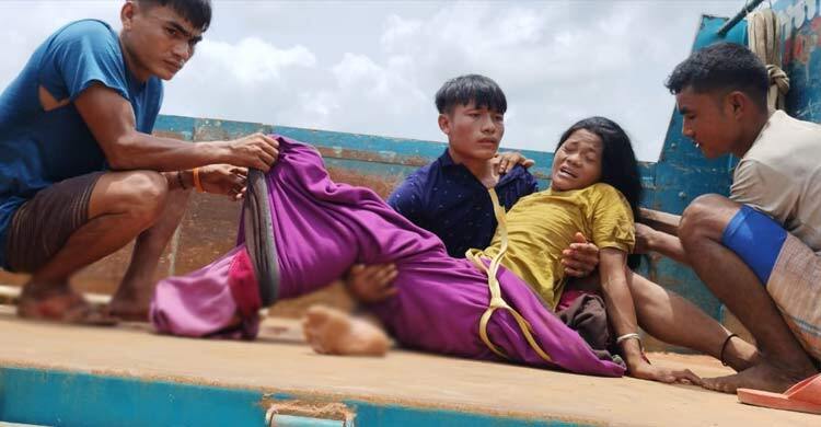 বান্দরবান সীমান্তে স্থলমাইন বিস্ফোরণে তরুণীর পা বিচ্ছিন্ন