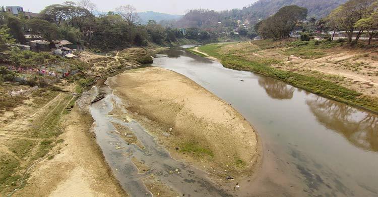 নাব্য সংকটে মৃতপ্রায় সাঙ্গু নদী