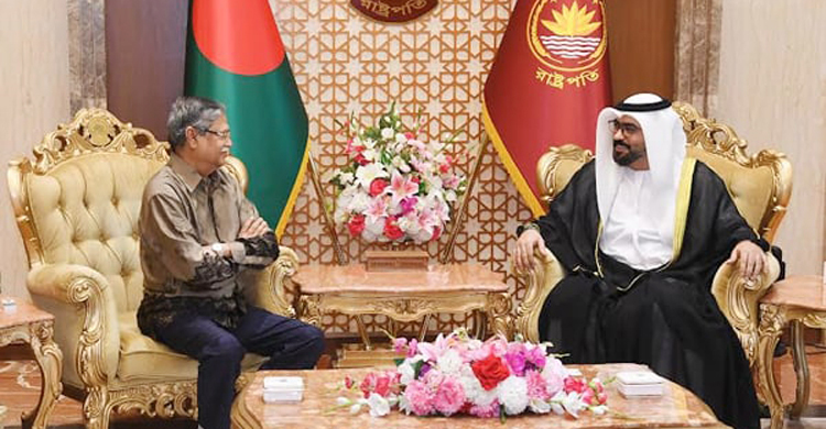 রাষ্ট্রপতির সঙ্গে সংযুক্ত আরব আমিরাতের রাষ্ট্রদূতের সাক্ষাৎ