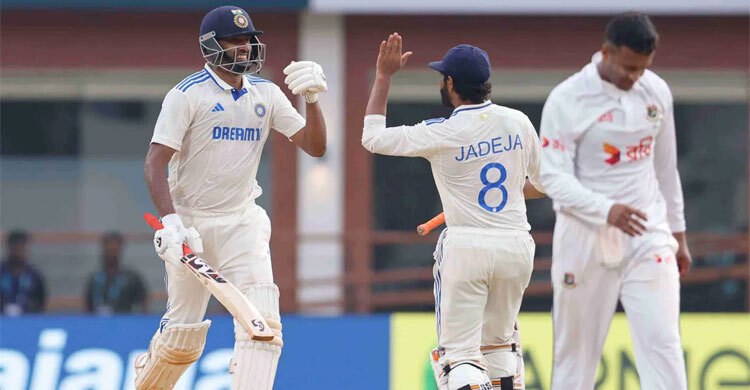 Ashwin lifts India to 339-6 against Bangladesh