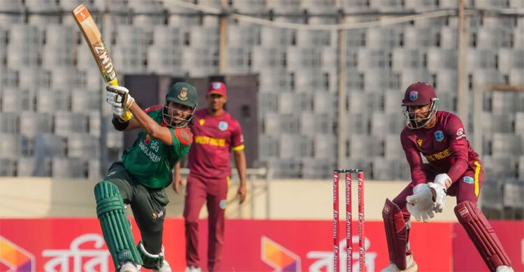 Rishad’s late cameo helps Tigers post 213 against Windies