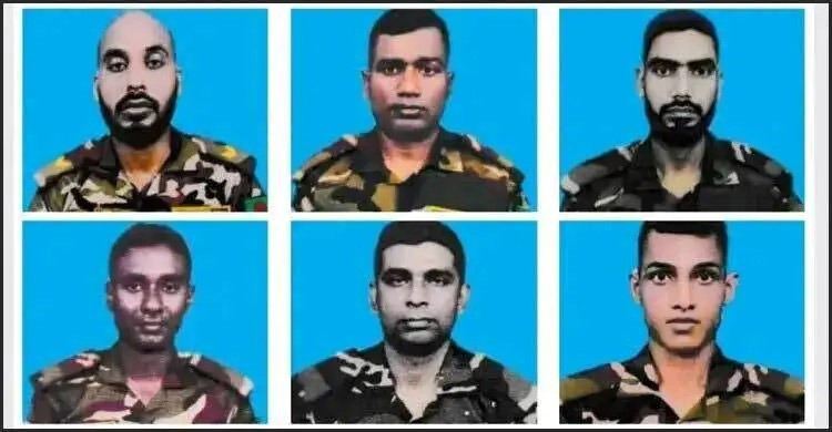 Bodies of 6 Bangladeshi peacekeepers arrive
