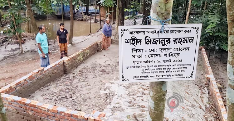 ‘বাবা উঠো, মজা আইন্না দাও’ কবরের কাছে গিয়ে বলে ছোট্ট সাজিদুল