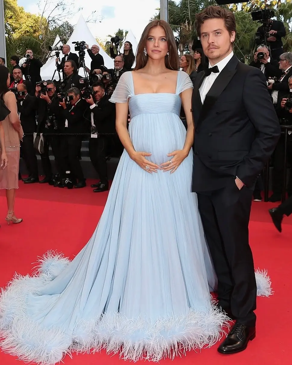 Barbara Palvin Debuts Baby Bump At Cannes, Confirms Pregnancy With Husband Dylan Sprouse