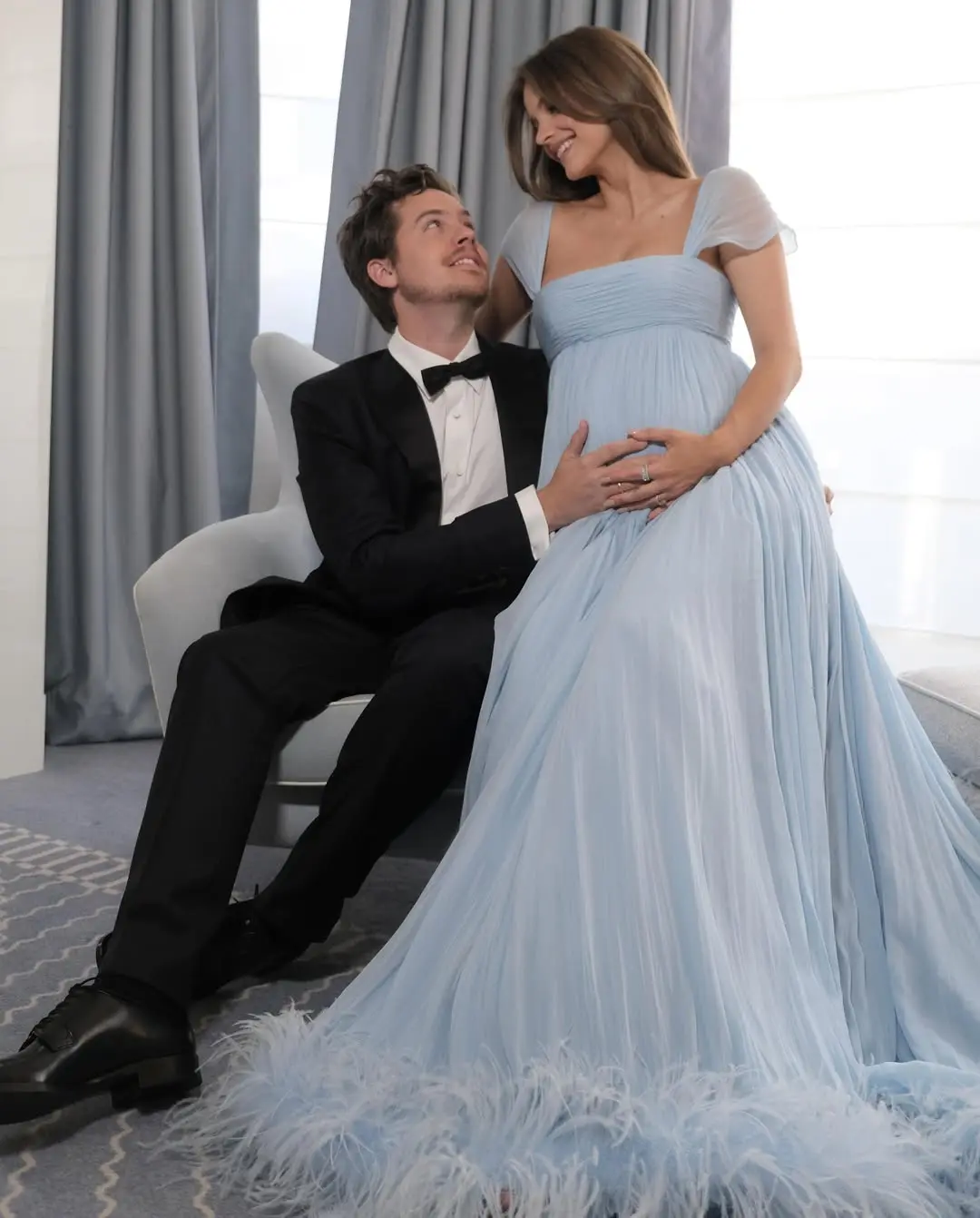 Barbara Palvin Debuts Baby Bump At Cannes, Confirms Pregnancy With Husband Dylan Sprouse