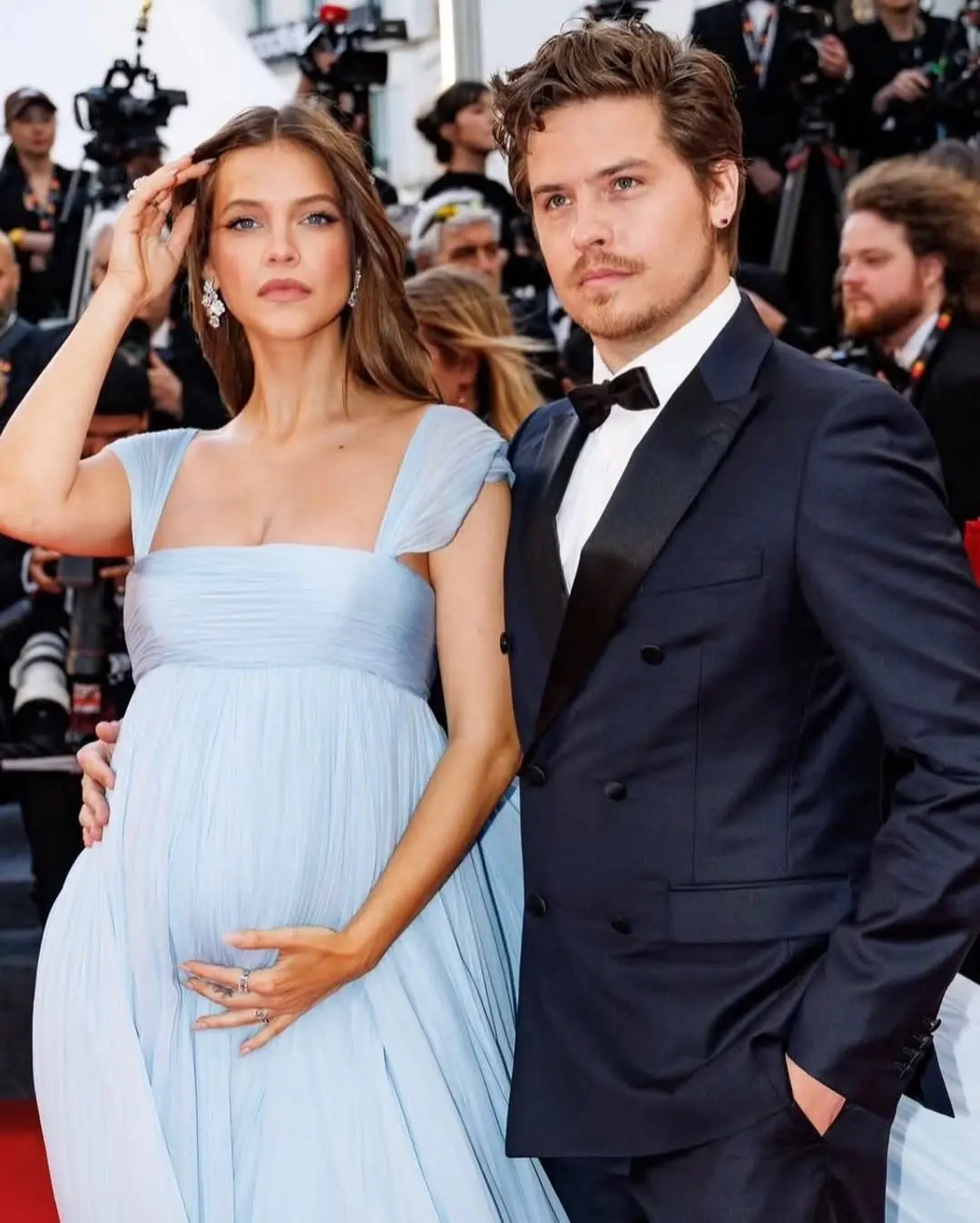 Barbara Palvin Debuts Baby Bump At Cannes, Confirms Pregnancy With Husband Dylan Sprouse