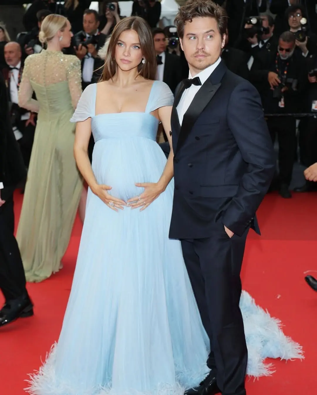 Barbara Palvin Debuts Baby Bump At Cannes, Confirms Pregnancy With Husband Dylan Sprouse