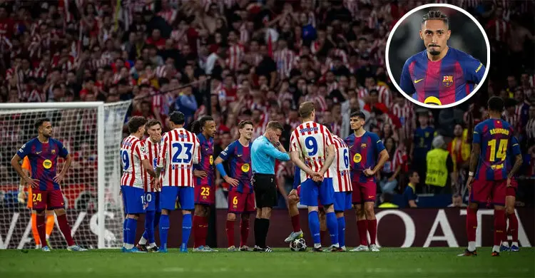 রাফিনহার অভিযোগ- ‘বার্সেলোনার কাছ থেকে ম্যাচটা ছিনতাই করা হয়েছে’