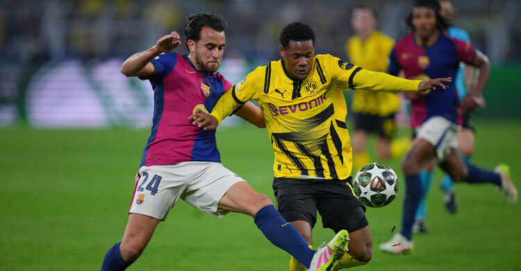 Barca through to Champions League semis despite Guirassy hat-trick