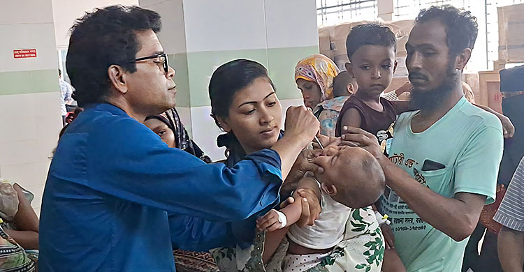 বরগুনায় হাম সন্দেহে ৮৪ শিশু হাসপাতালে ভর্তি, ৬২ জনের নমুনা ঢাকায়