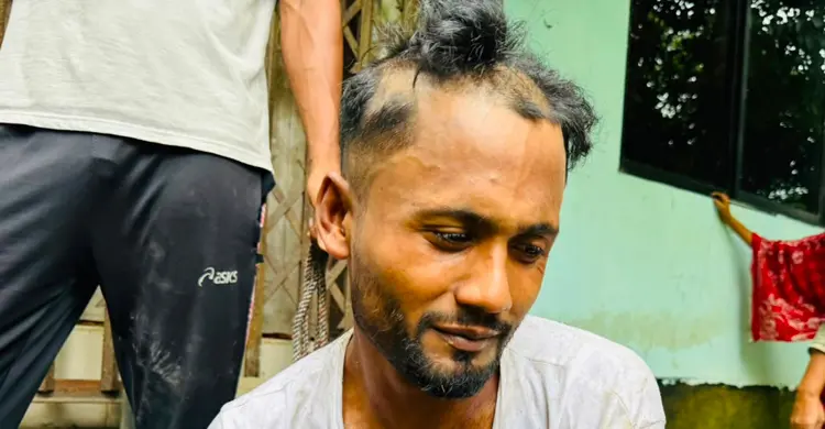 চুরি করতে গিয়ে ধরা, ন্যাড়া করে দিলো গ্রামবাসী
