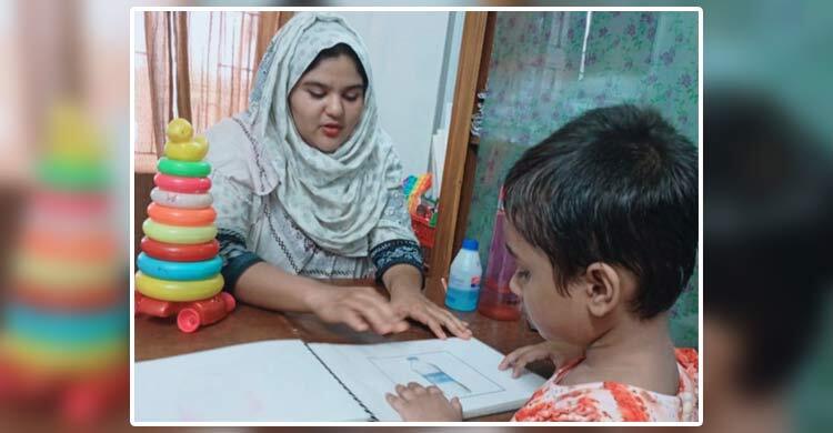 থেরাপি নিয়ে মুখের ভাষা ফিরে পেলেন বাকপ্রতিবন্ধী