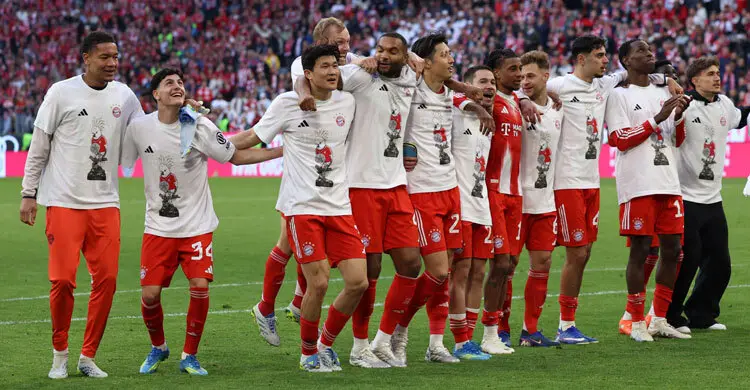 চার ম্যাচ হাতে রেখেই জার্মান বুন্দেসলিগা চ্যাম্পিয়ন বায়ার্ন