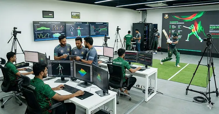 বিসিবির অ্যানালিটিক্স ল্যাব চালু, খেলোয়াড় উন্নয়নে এআই ও নতুন প্রযুক্তি