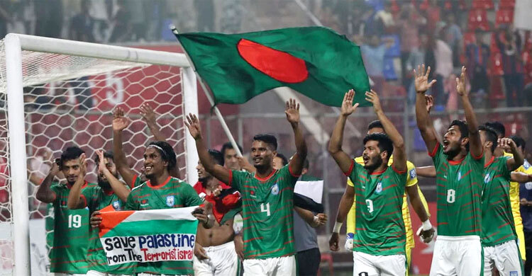 মালদ্বীপকে হারিয়ে ফিফা র‌্যাংকিংয়ে সুখবর পেলো বাংলাদেশ