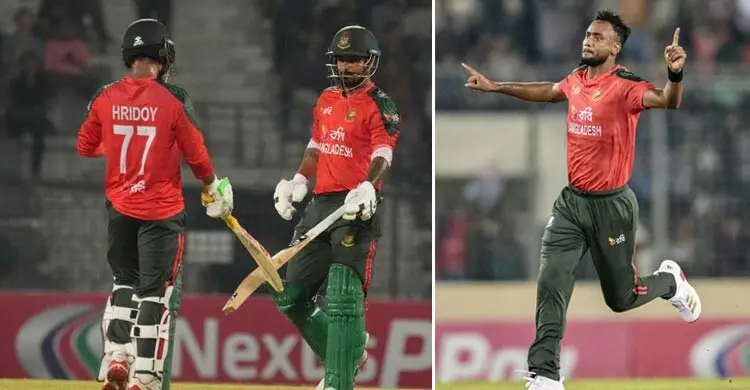 র‍্যাঙ্কিংয়ে উন্নতি হৃদয়-লিটনের, বড় লাফ শরিফুলের