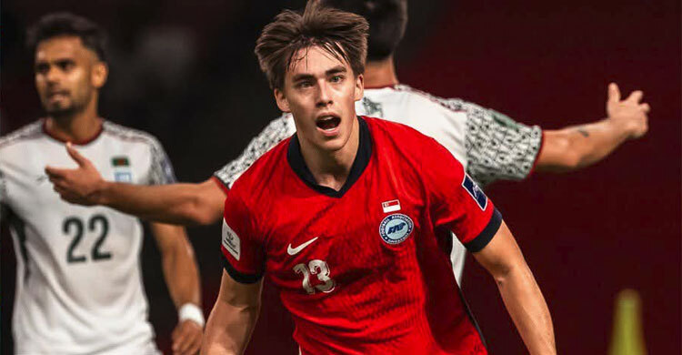 সিঙ্গাপুরের বিপক্ষে প্রথমার্ধে পিছিয়ে বাংলাদেশ