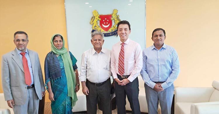 জাহাজ শিল্পসহ বন্দর অবকাঠামো উন্নয়নে সিঙ্গাপুরকে বিনিয়োগের আহ্বান