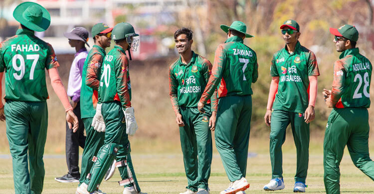 ত্রিদেশীয় সিরিজে টানা দ্বিতীয় জয় বাংলাদেশের যুবাদের