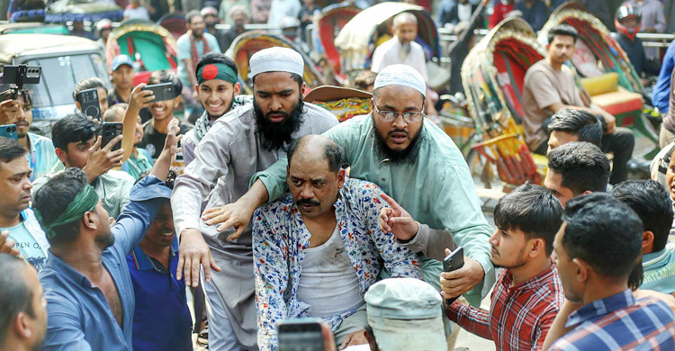 Man beaten for chanting ‘Joy Bangla’ at Dhanmondi 32