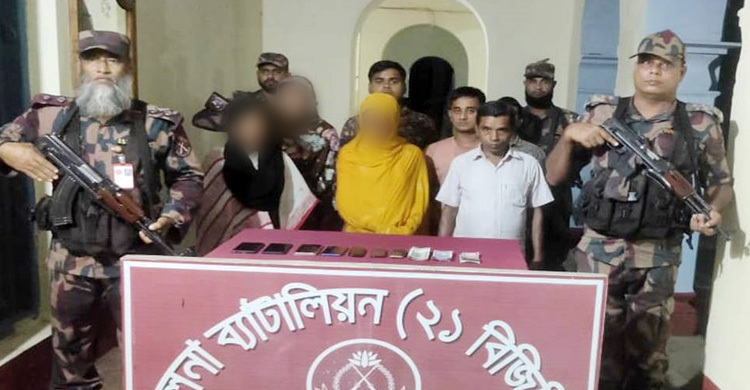 ভারতে প্রবেশকালে শার্শা সীমান্তে ৭ বাংলাদেশি আটক