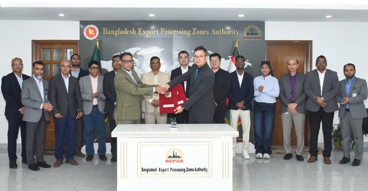 বেপজায় কারখানা করবে চীনা প্রতিষ্ঠান, কর্মসংস্থান হবে ৪ হাজারের বেশি