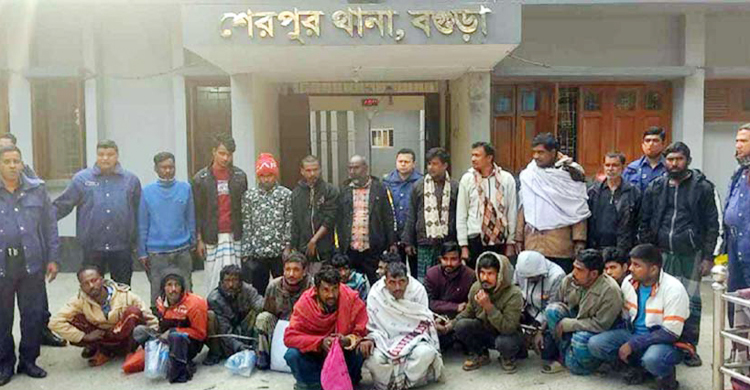 বগুড়ায় পুলিশের বিশেষ অভিযানে গ্রেফতার ২৪