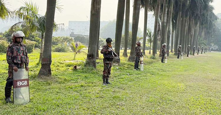 ওসমান হাদির জানাজায় ২০ প্লাটুন বিজিবি মোতায়েন