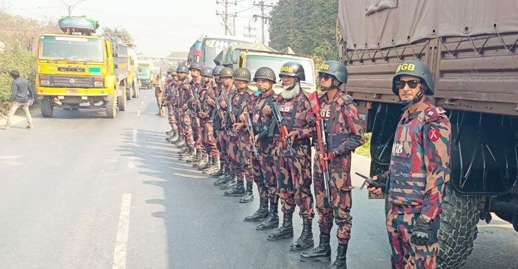 গাজীপুরে নির্বাচনি এলাকায় ১৪ প্লাটুন বিজিবি মোতায়েন