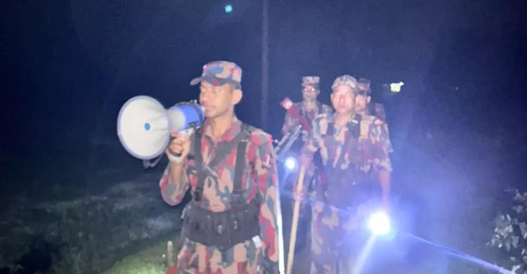 হালুয়াঘাট সীমান্তে বিজিবির বাধায় ভেস্তে গেলো বিএসএফের পুশইন চেষ্টা