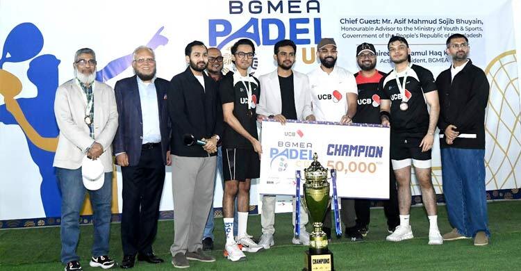 পর্দা নামলো বিজিএমইএ প্যাডেল কাপের