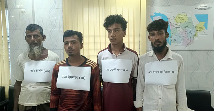 চুল কেটে দিয়ে নারীর গলায় জুতার মালা, বিএন‌পি নেতাসহ গ্রেফতার ৫