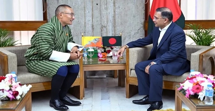 Bhutanese premier meets Tarique Rahman