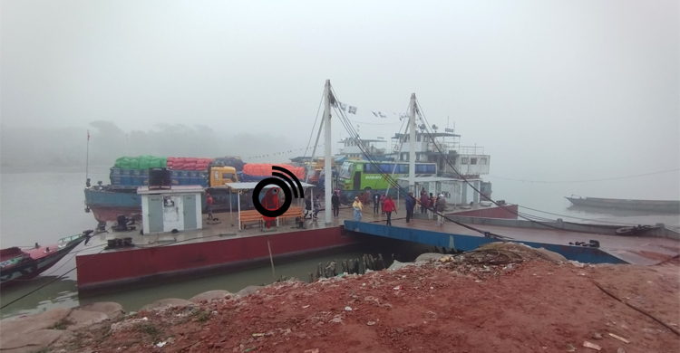 সাড়ে ৯ ঘণ্টা পর শরীয়তপুর-চাঁদপুর নৌরুটে ফেরি চলাচল শুরু