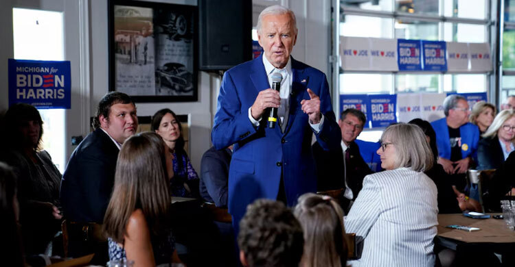 ‘I’m not going anywhere,’ Biden says as campaign struggles