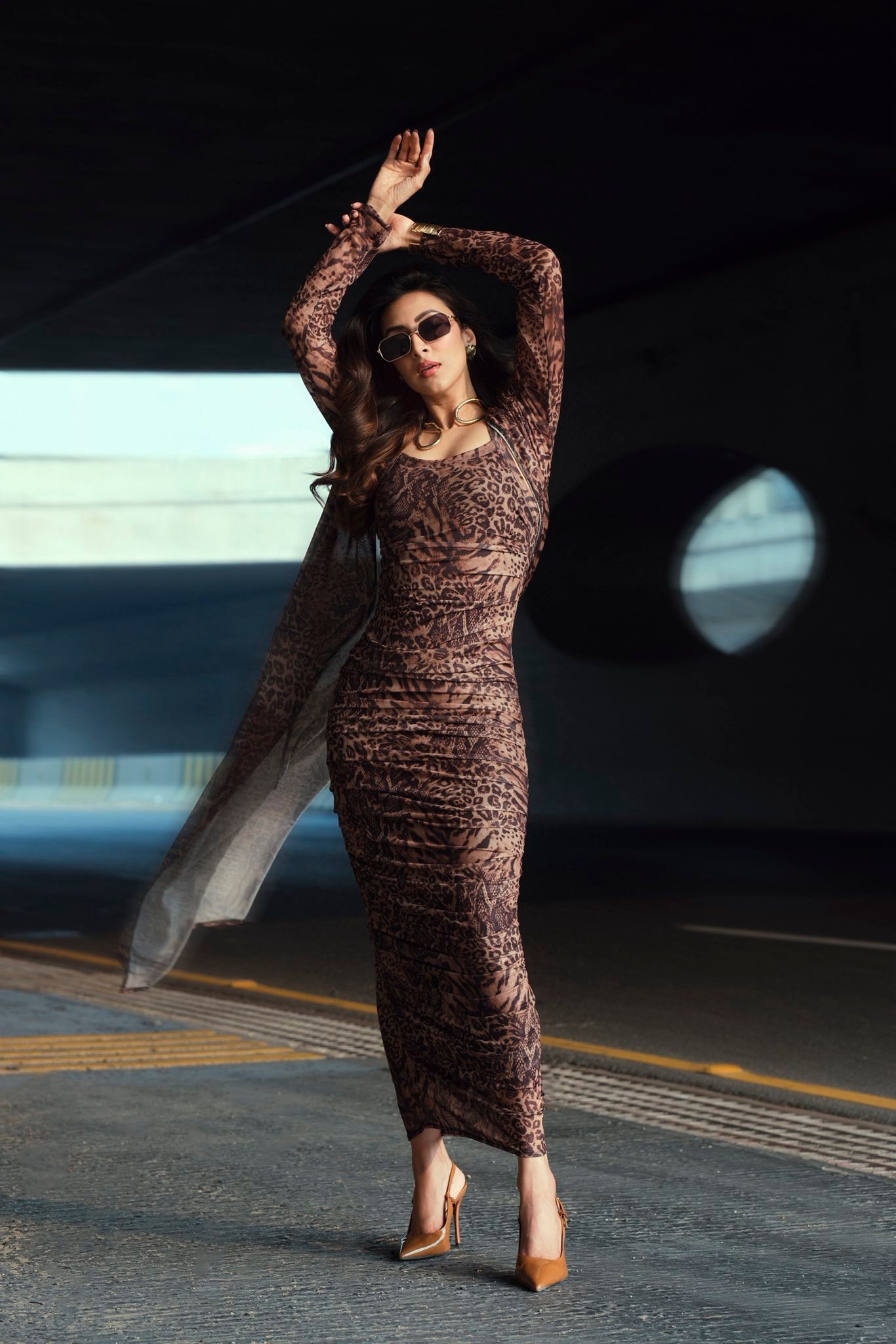 ওয়াইল্ড ফ্যাশনে মিমের নজরকাড়া লুক