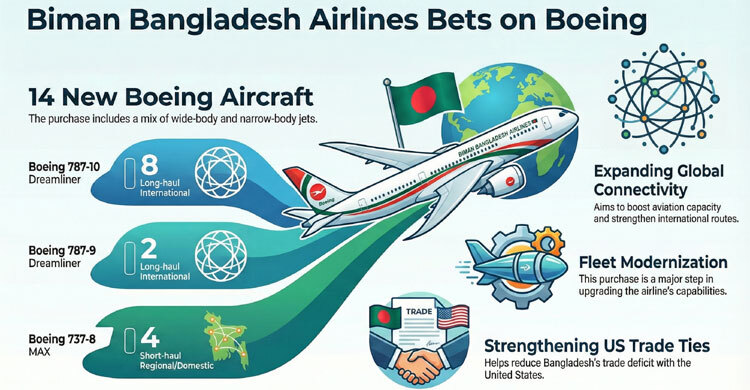 Biman chooses Boeing over Airbus in major expansion push