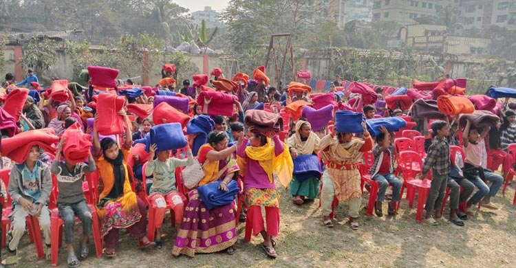 প্রাণ গ্রুপের সহায়তায় পথশিশু ও শীতার্তদের মধ্যে কম্বল বিতরণ
