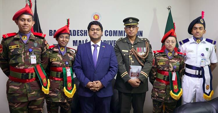 মালদ্বীপে বাংলাদেশ হাইকমিশনে বিএনসিসি প্রতিনিধি দলের সাক্ষাৎ